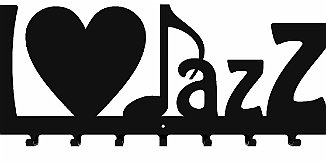wieszak I love Jazz